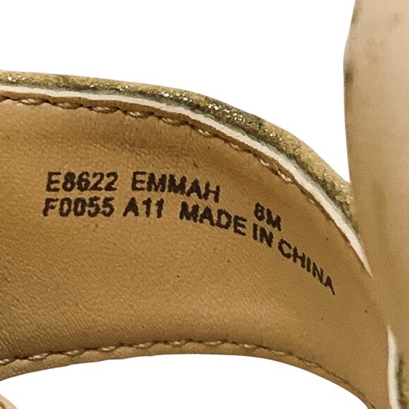 Calvin Klein Emmah Espadrille Wedge Platform Sandals Cage Ankle Strap sz 8 M - Picture 6 of 12